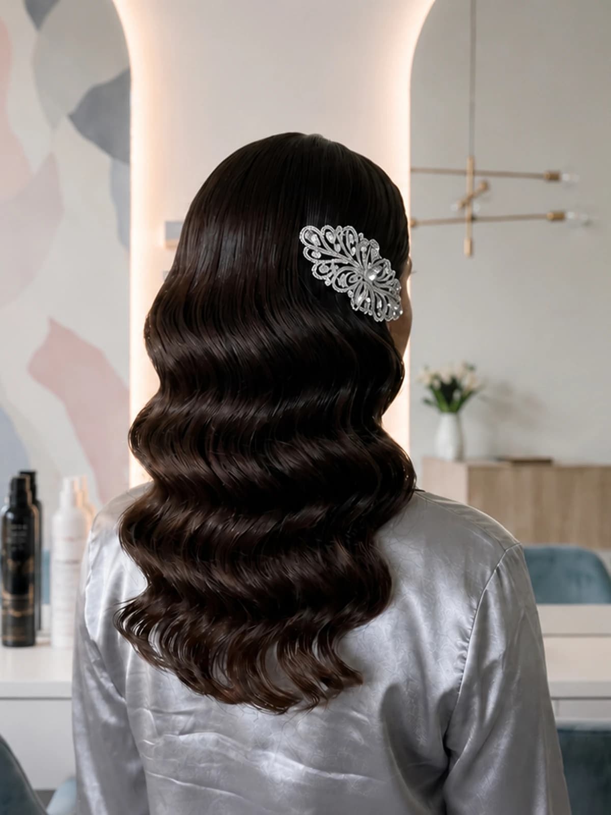 Realizacja salonu Refleks — Fale glamour